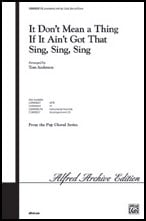 It Don't Mean a Thing SAB choral sheet music cover